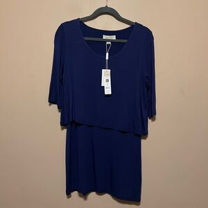 Charlie Paige 3/4 Sleeve Tunic Top, NWT